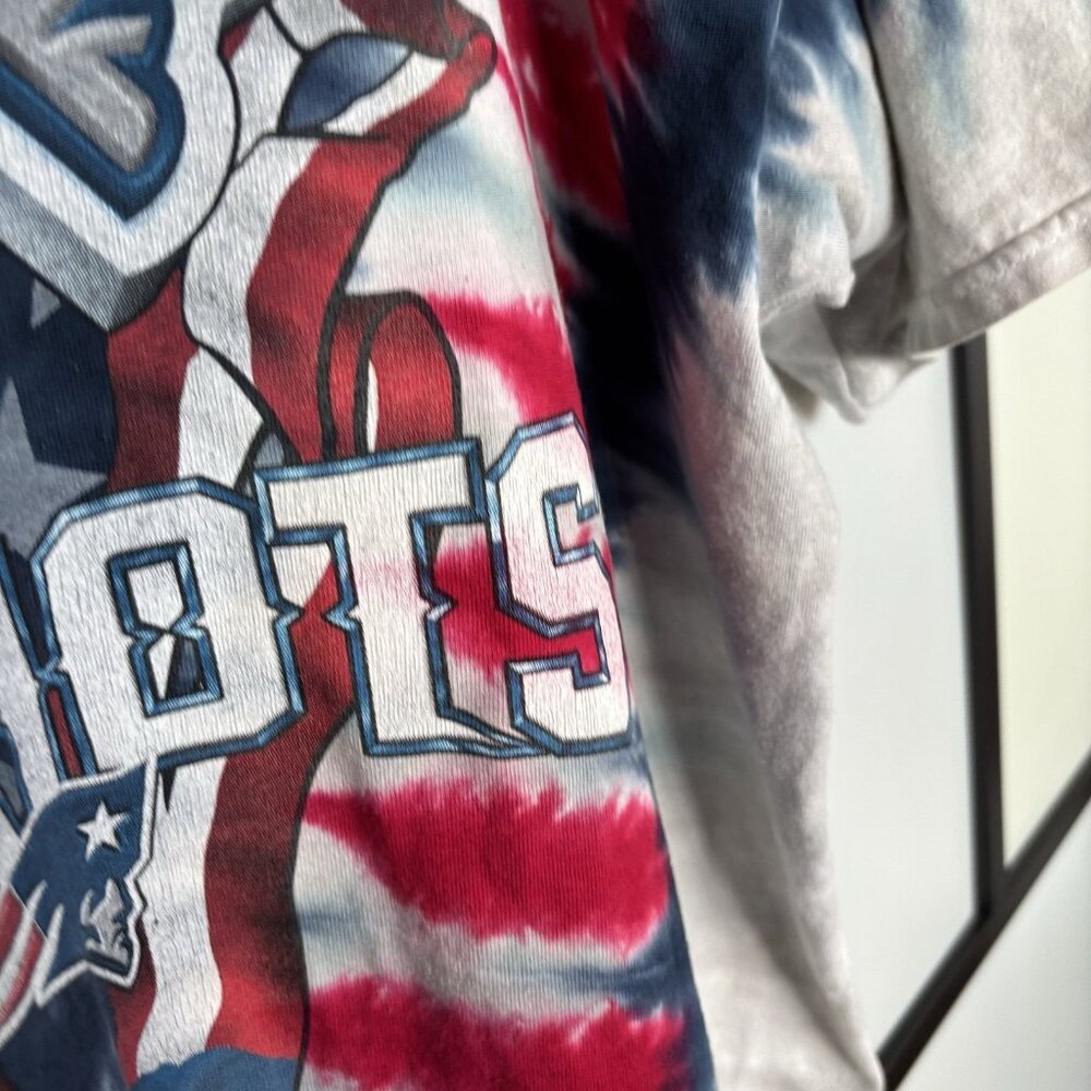 Vintage New England Patriots Tie-Dye T-Shirt Men’s 2XL XXL NFL Football Y2K - Picture 12 of 16